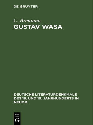 cover image of Gustav Wasa